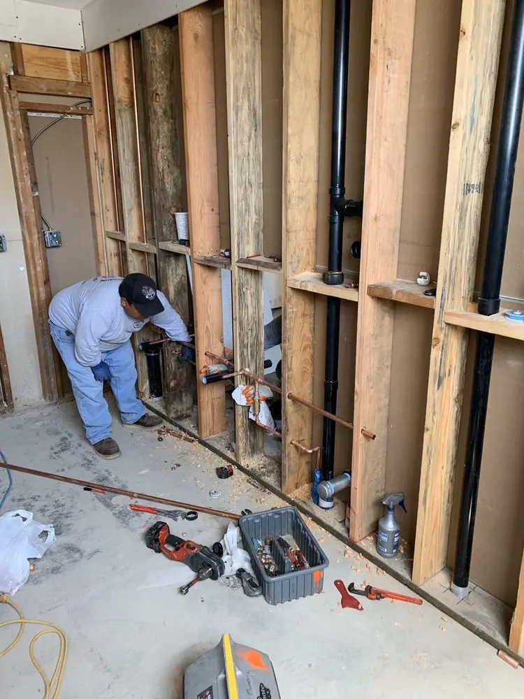 Commercial rough-in plumbing for Commercial Plumbing in West Hills